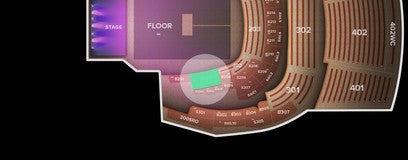 Seat view from 200 Level