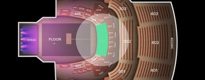 Seat view from 200 Level