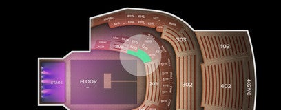 Seat view from 200 Level