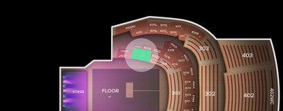 Seat view from 200 Level