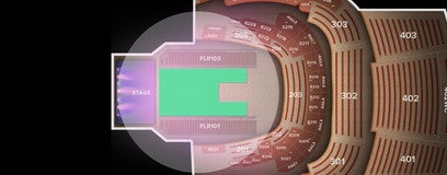Seat view from Floor