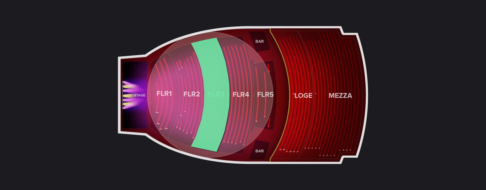 Seat view from Floor