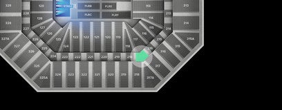 Seat view from Middle
