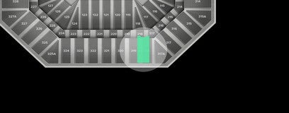 Seat view from Upper