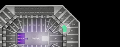 Seat view from Middle