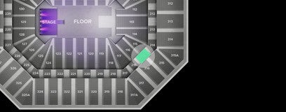 Seat view from Middle