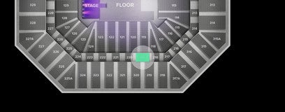 Seat view from Middle