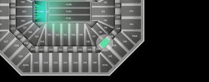 Seat view from Middle