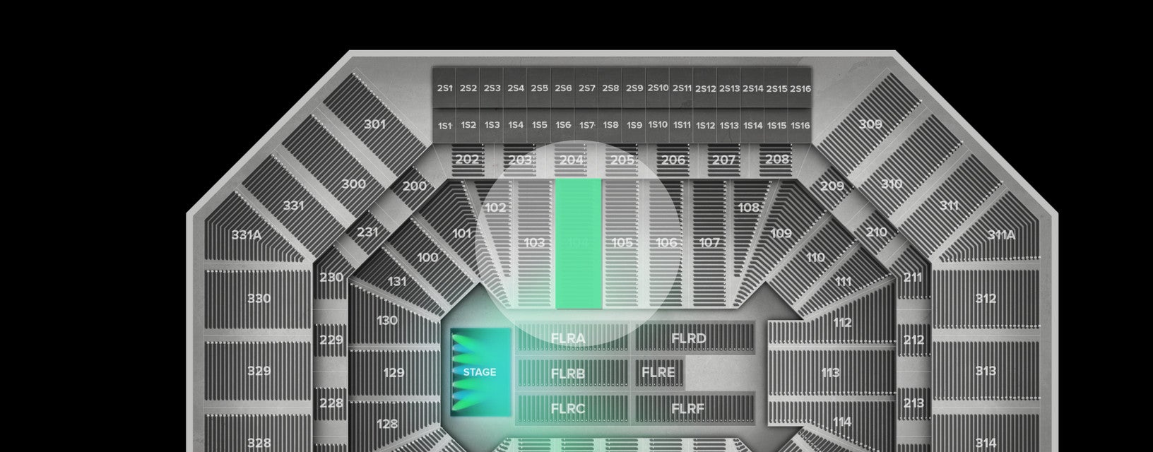 Seat view from Lower