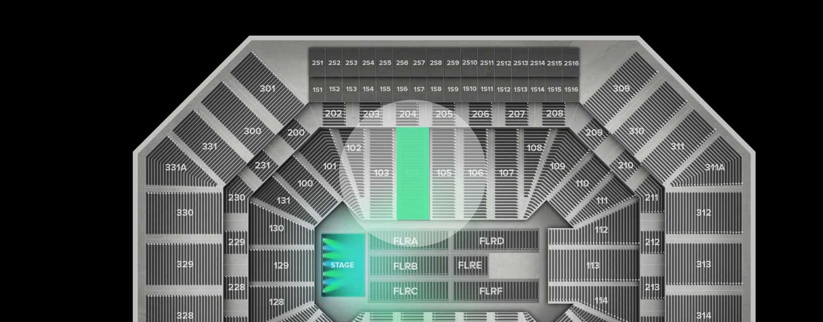 Seat view from Lower