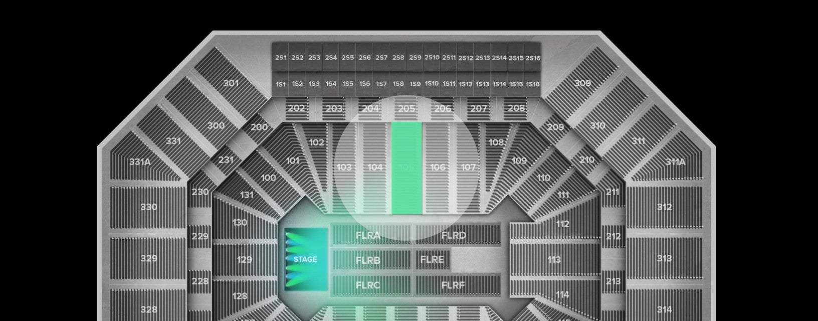 Seat view from Lower
