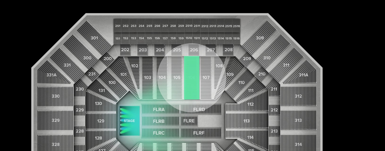 Seat view from Lower