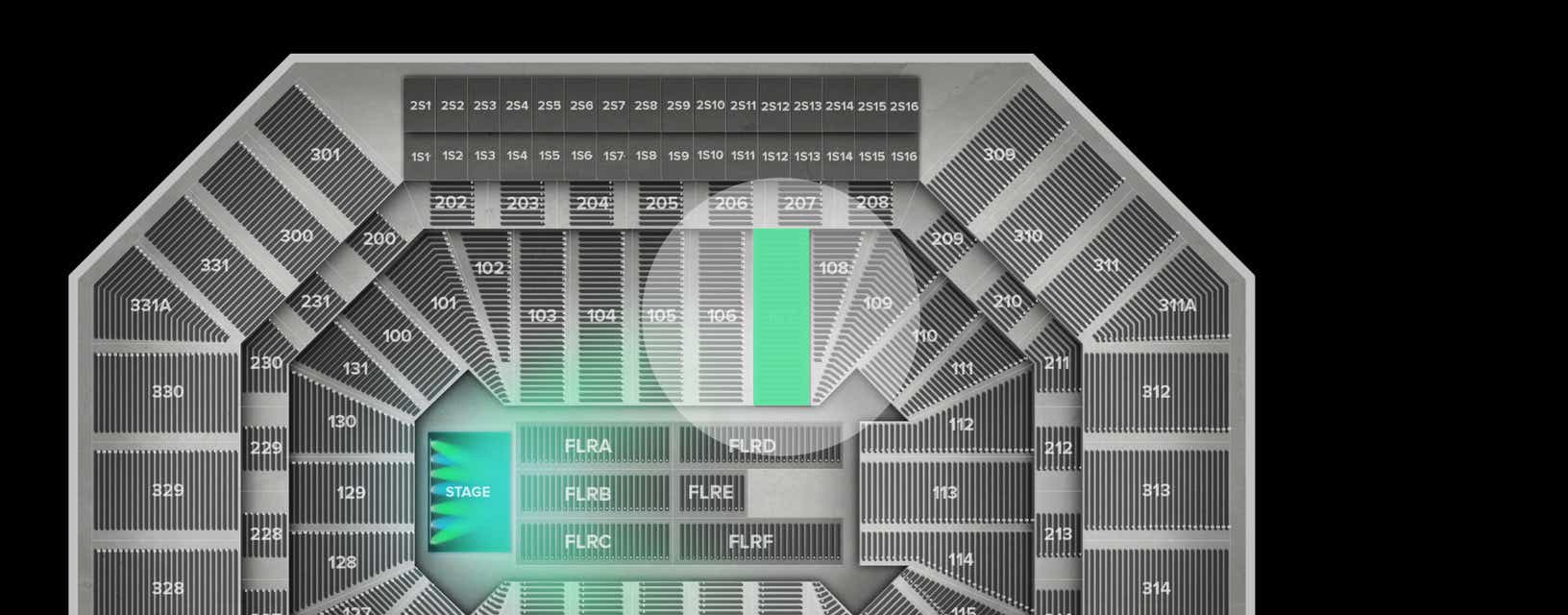 Seat view from Lower