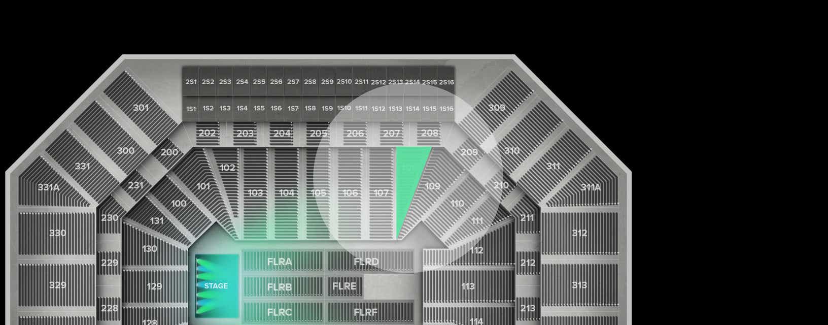 Seat view from Lower