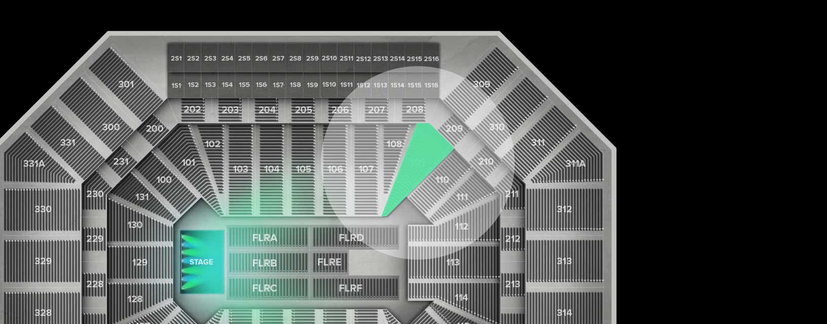 Seat view from Lower