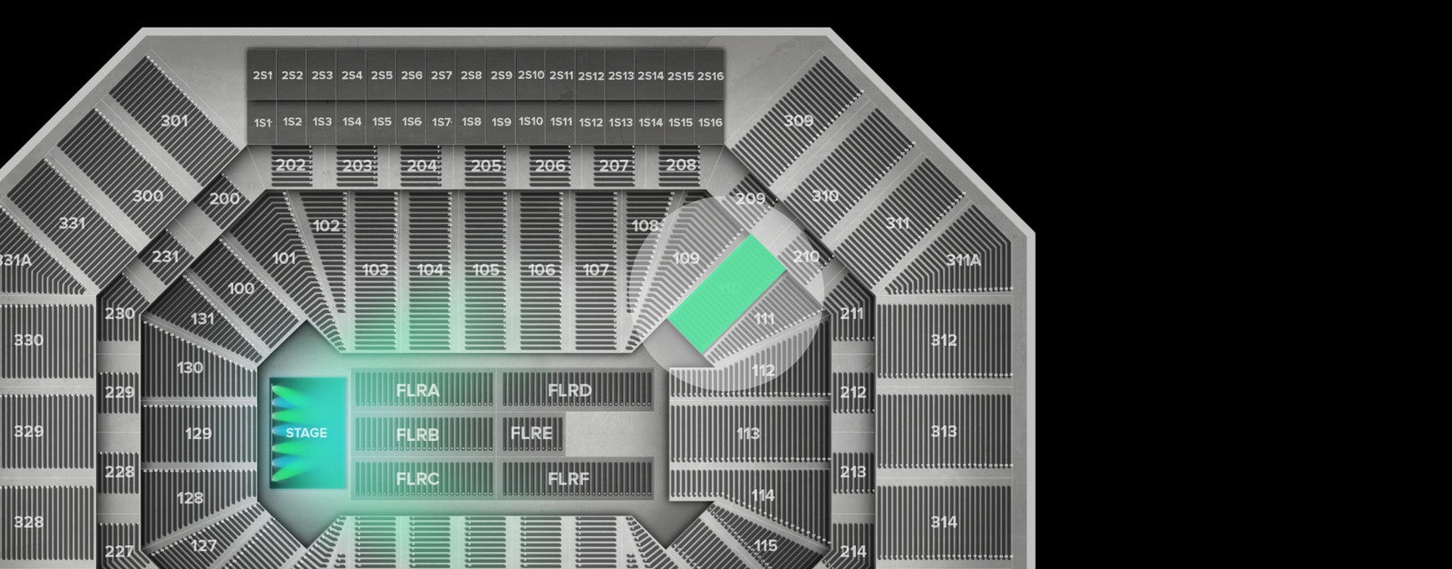 Seat view from Lower