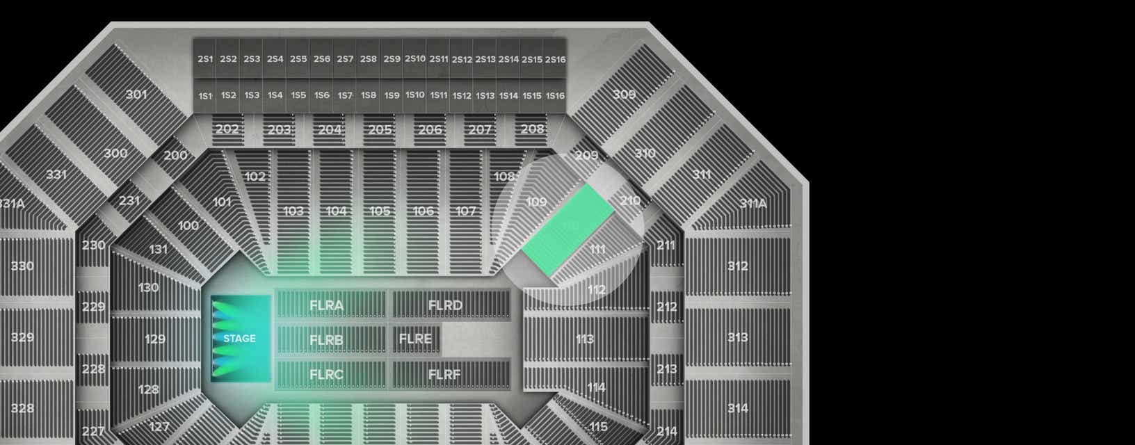 Seat view from Lower