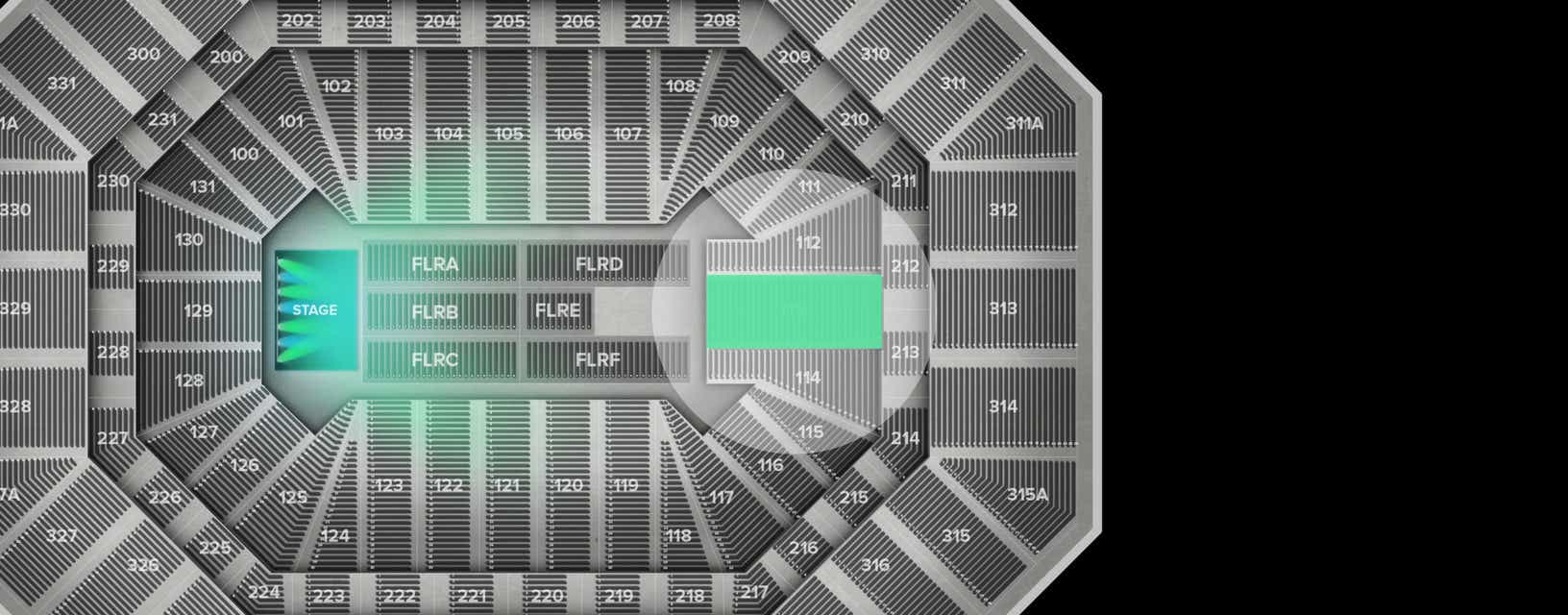 Seat view from Lower