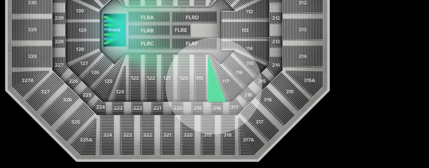 Seat view from Lower