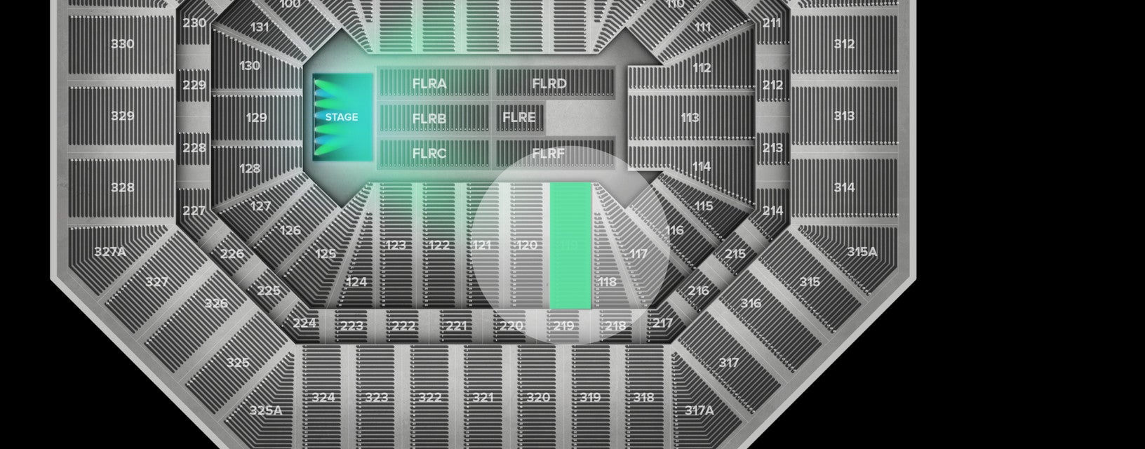 Seat view from Lower