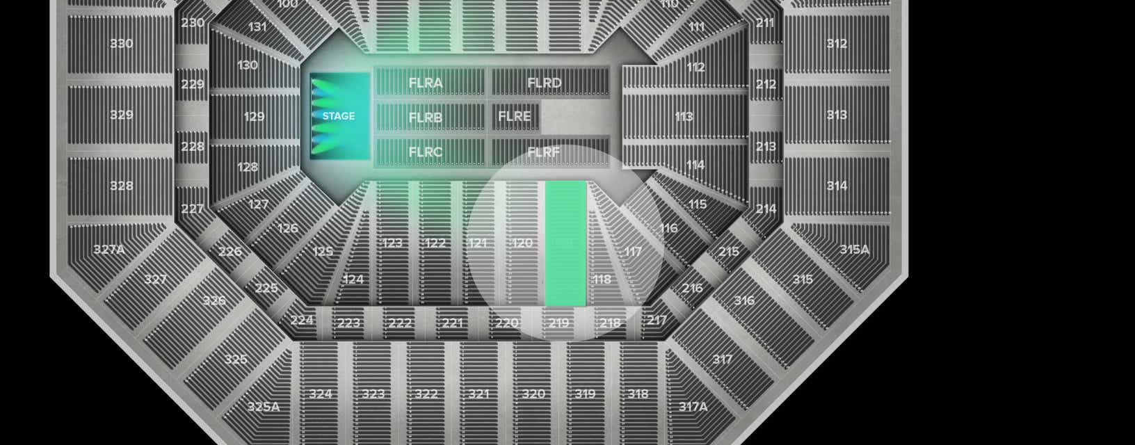 Seat view from Lower