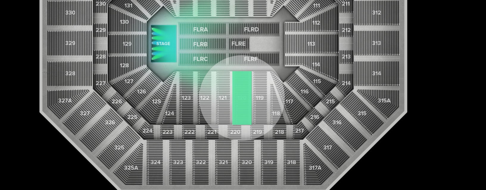 Seat view from Lower