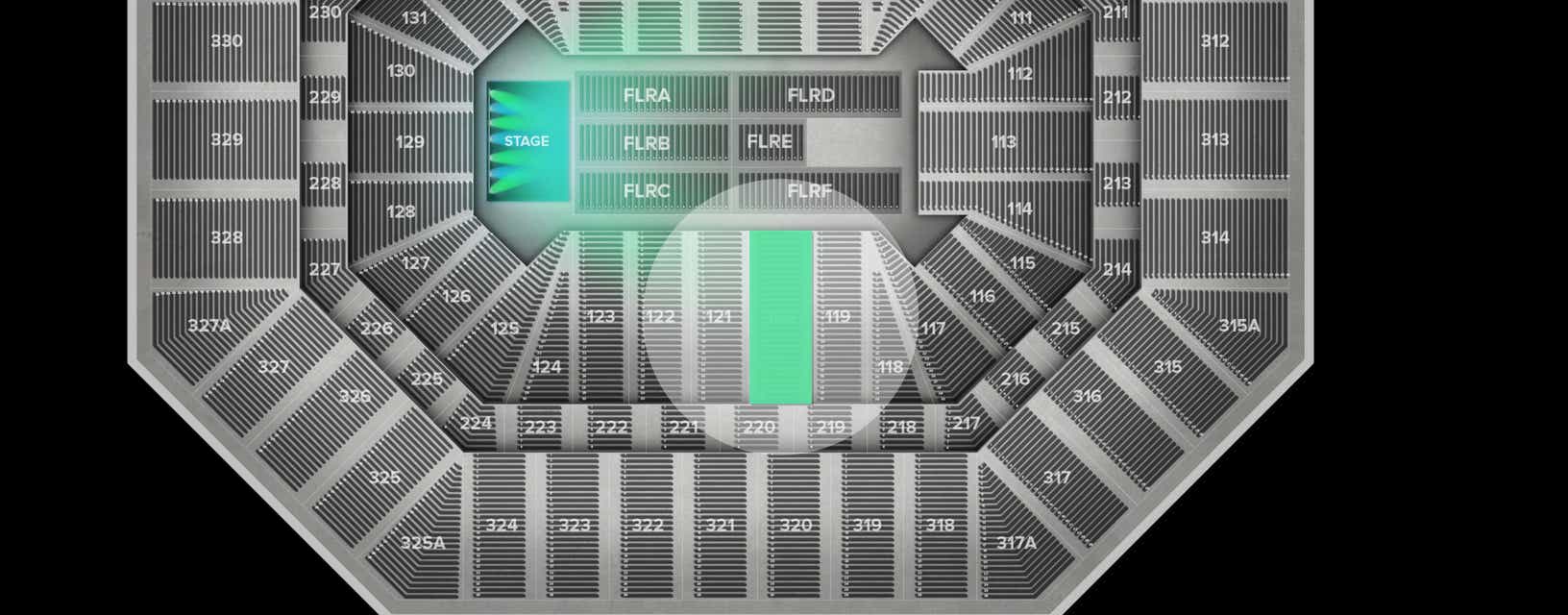 Seat view from Lower
