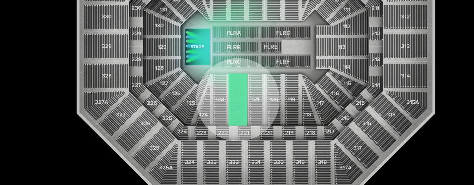 Seat view from Lower