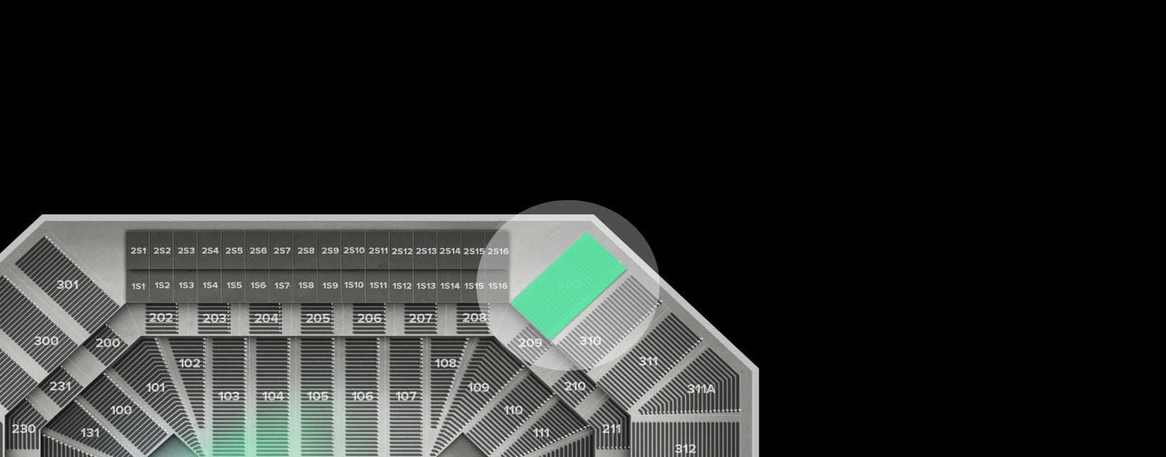 Seat view from Upper