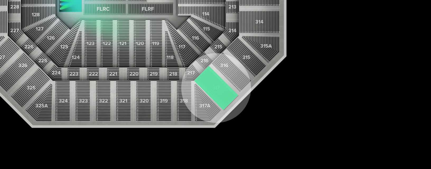 Seat view from Upper