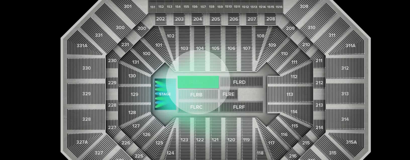 Seat view from Floor