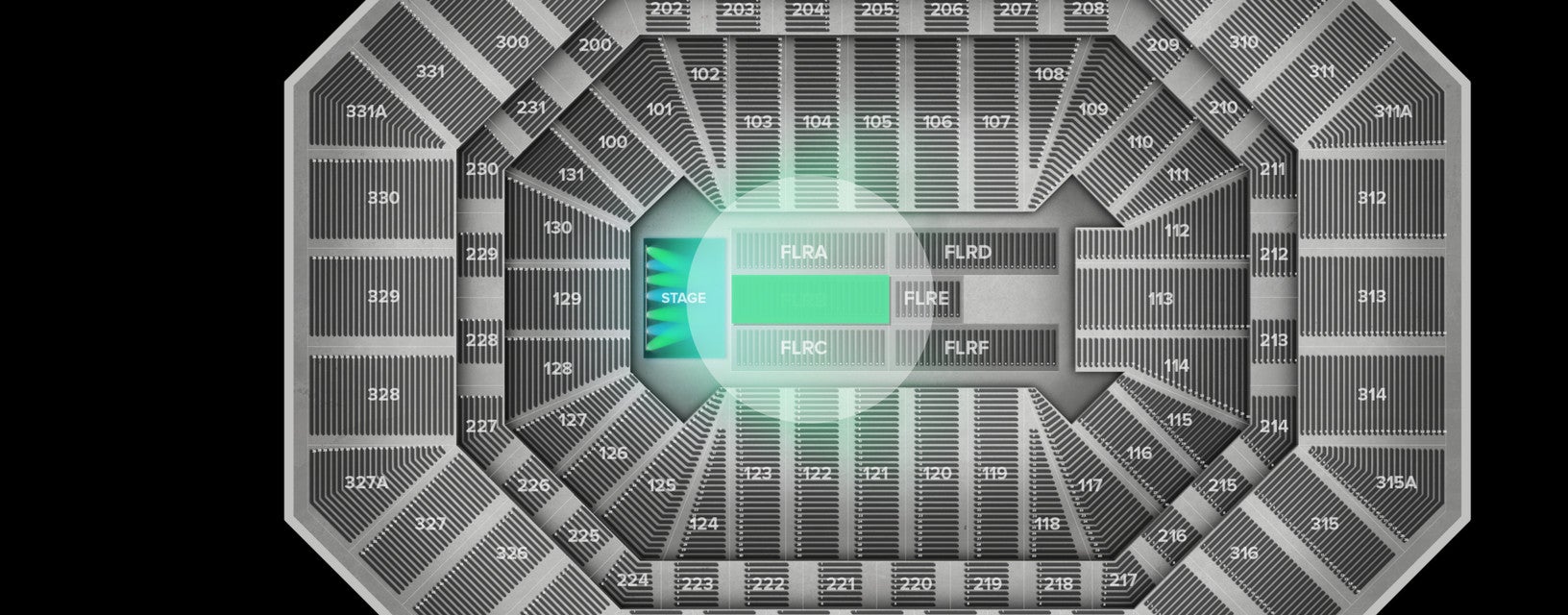 Seat view from Floor