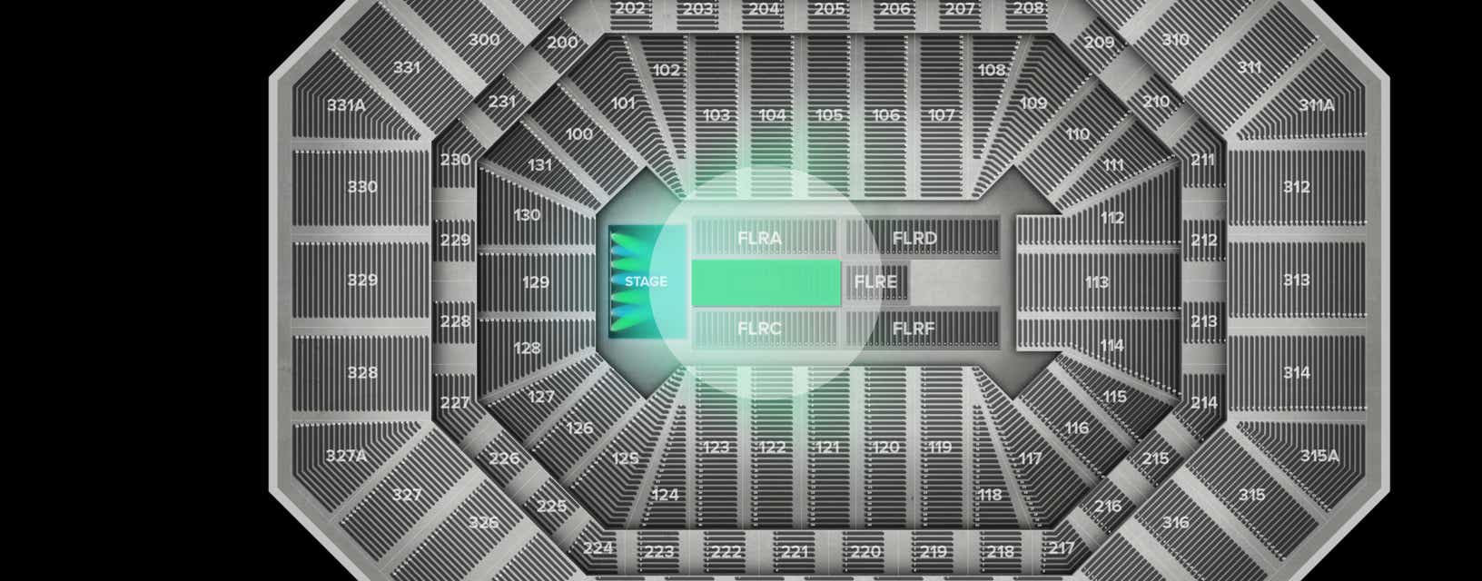 Seat view from Floor