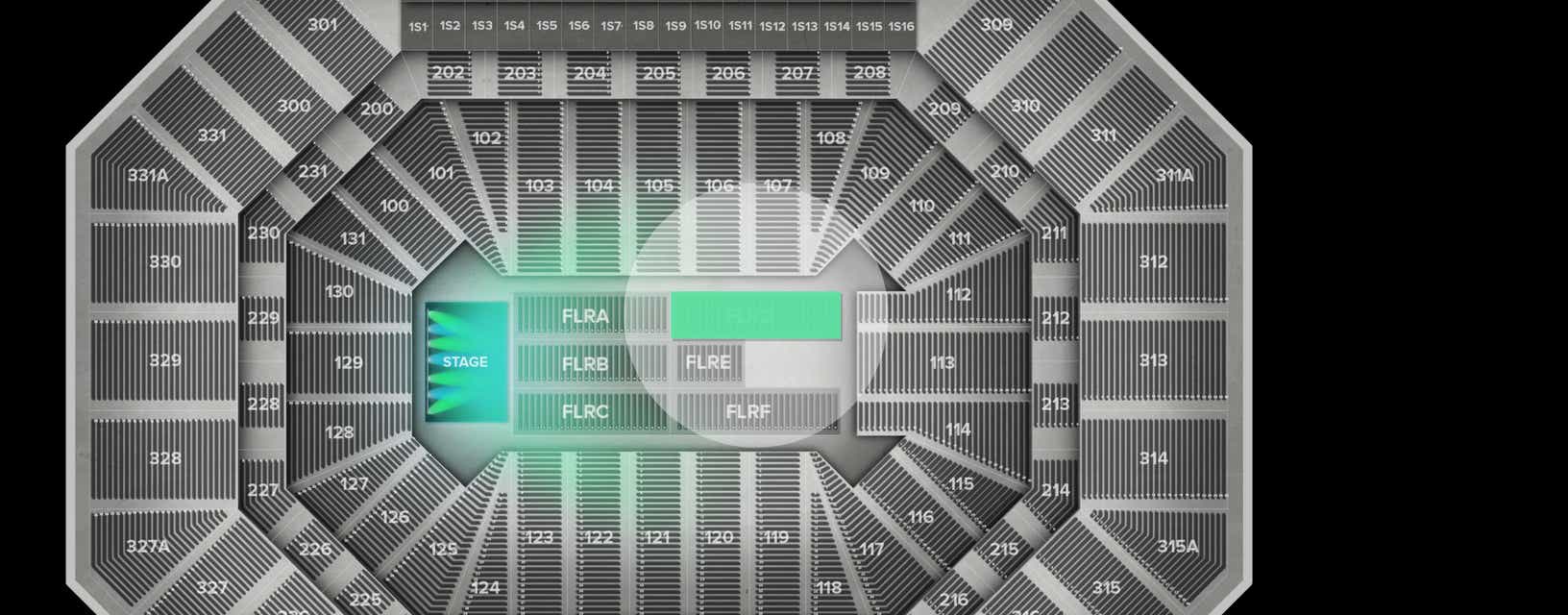 Seat view from Floor