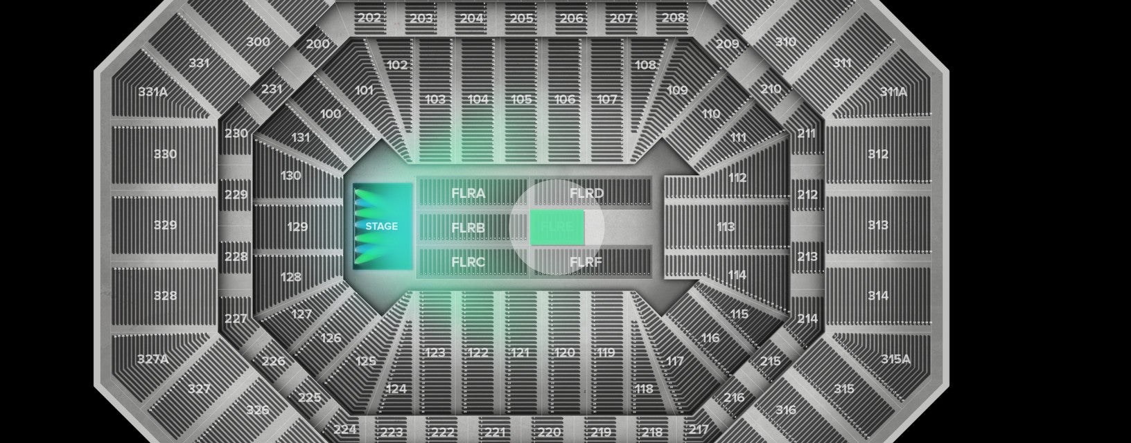 Seat view from Floor