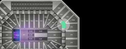 Seat view from Middle