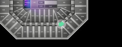 Seat view from Middle