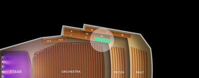 Seat view from Mezzanine Loge