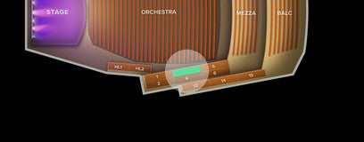 Seat view from Mezzanine Loge