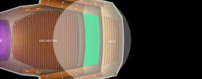 Seat view from Mezzanine