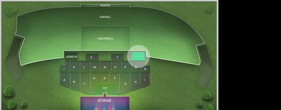 Seat view from Accessible