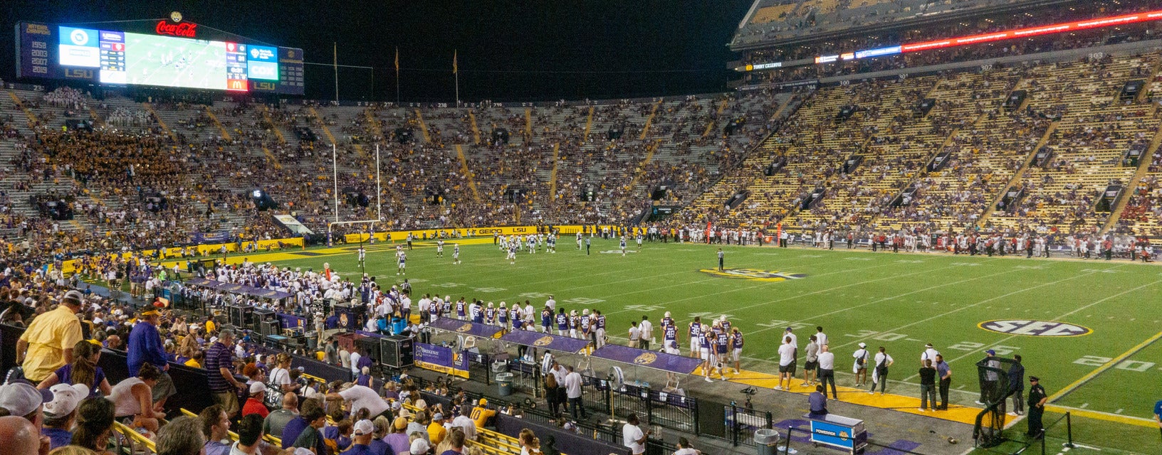 Seat view from West