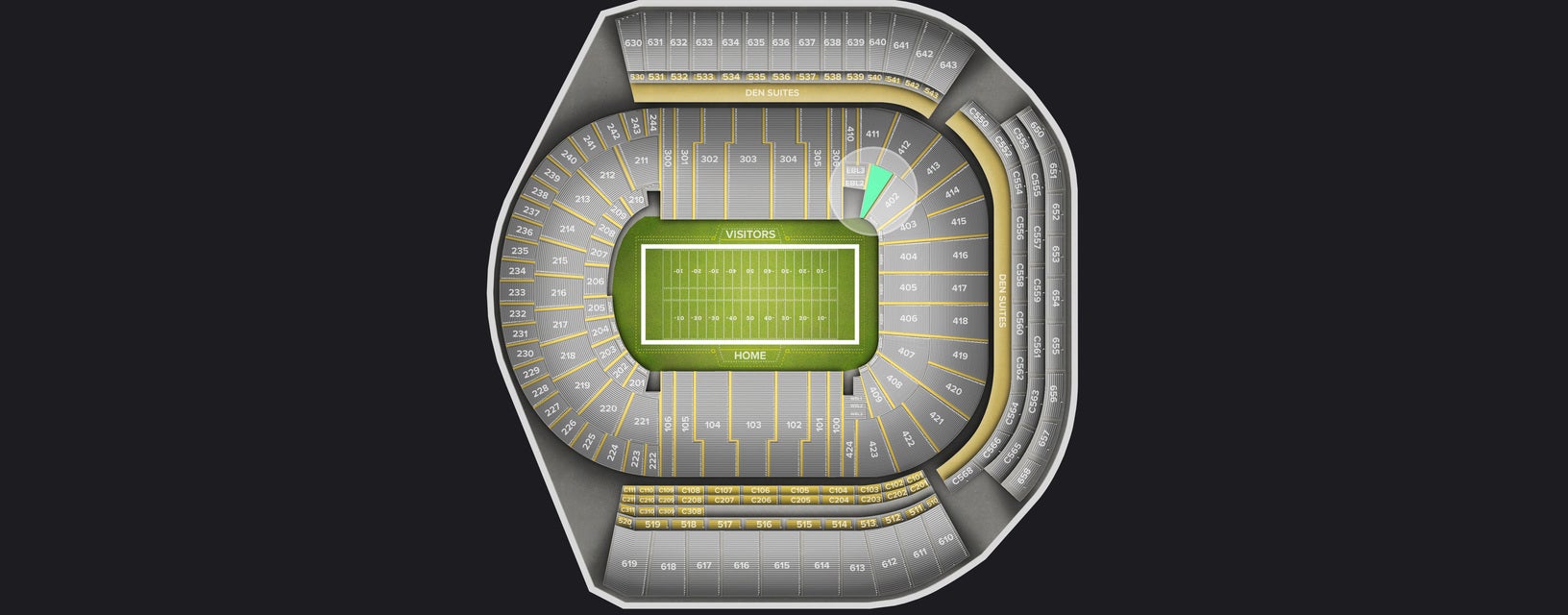 Seat view from South