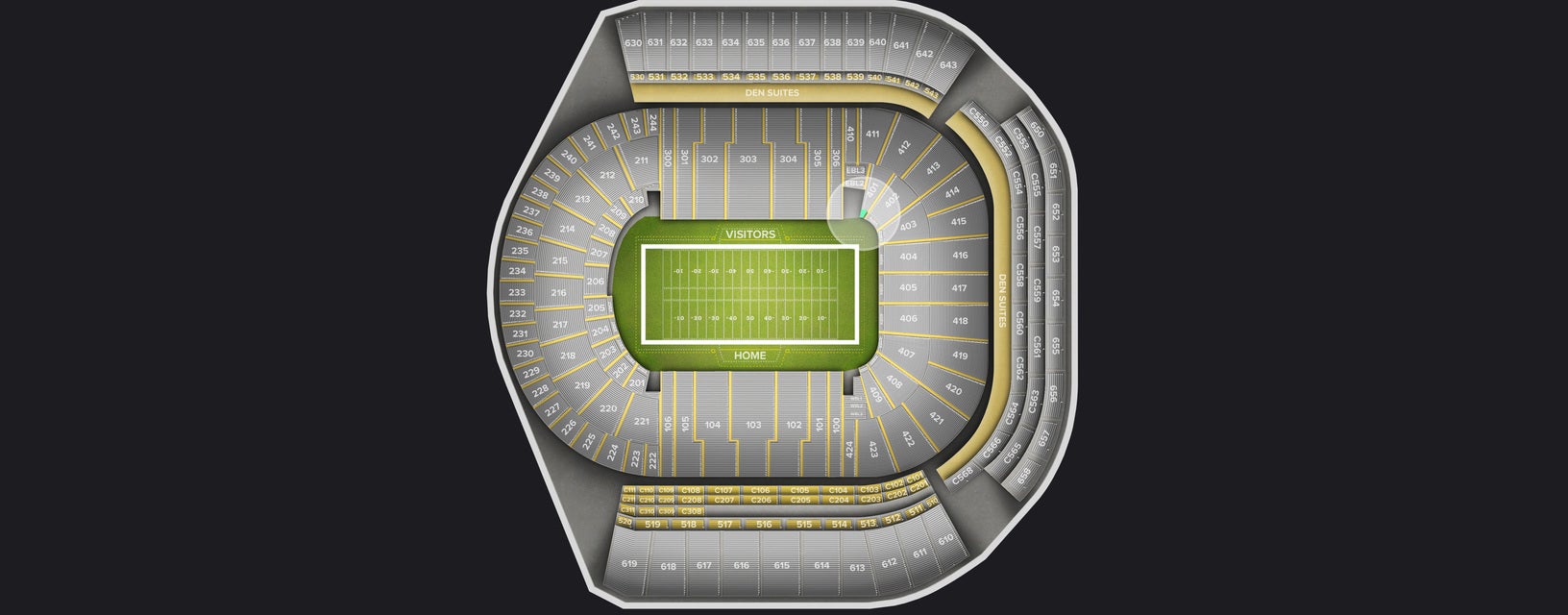 Seat view from Lower Level