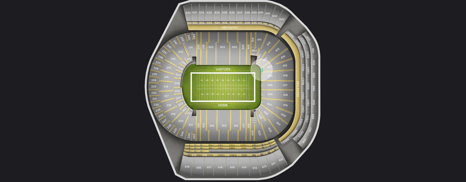 Seat view from Lower Level