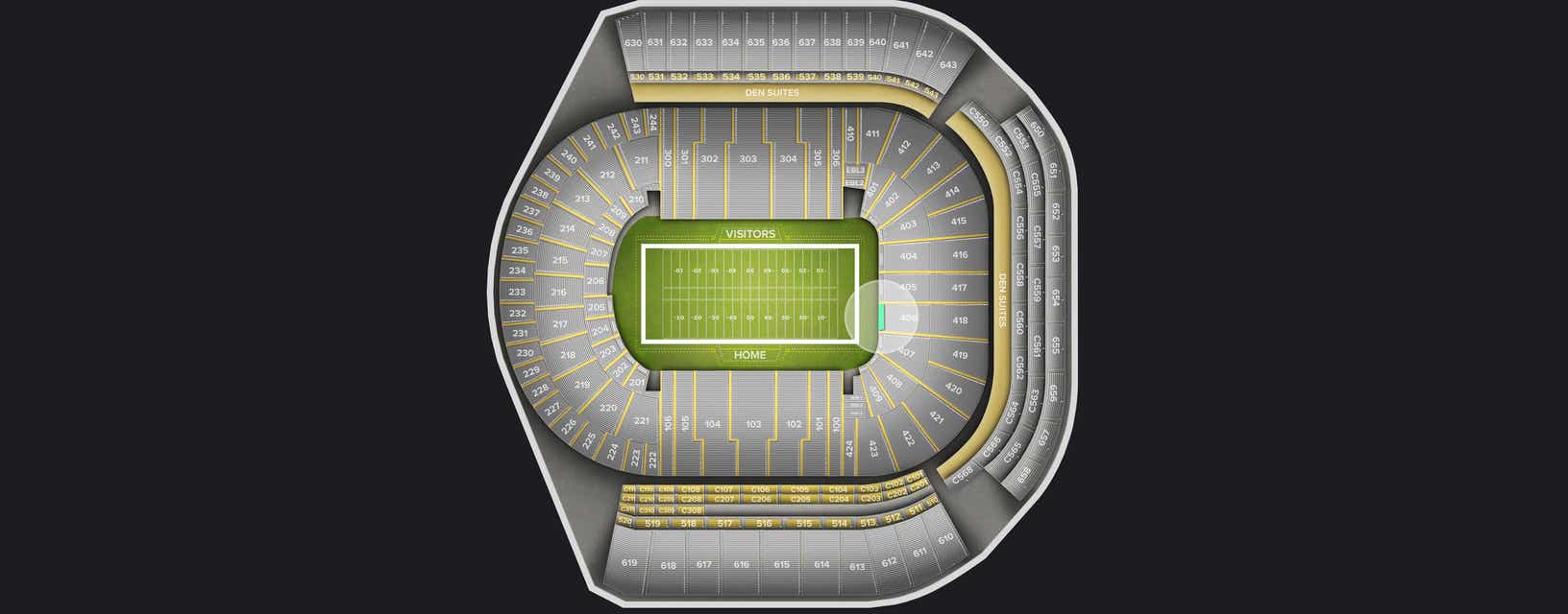 Seat view from Lower Level