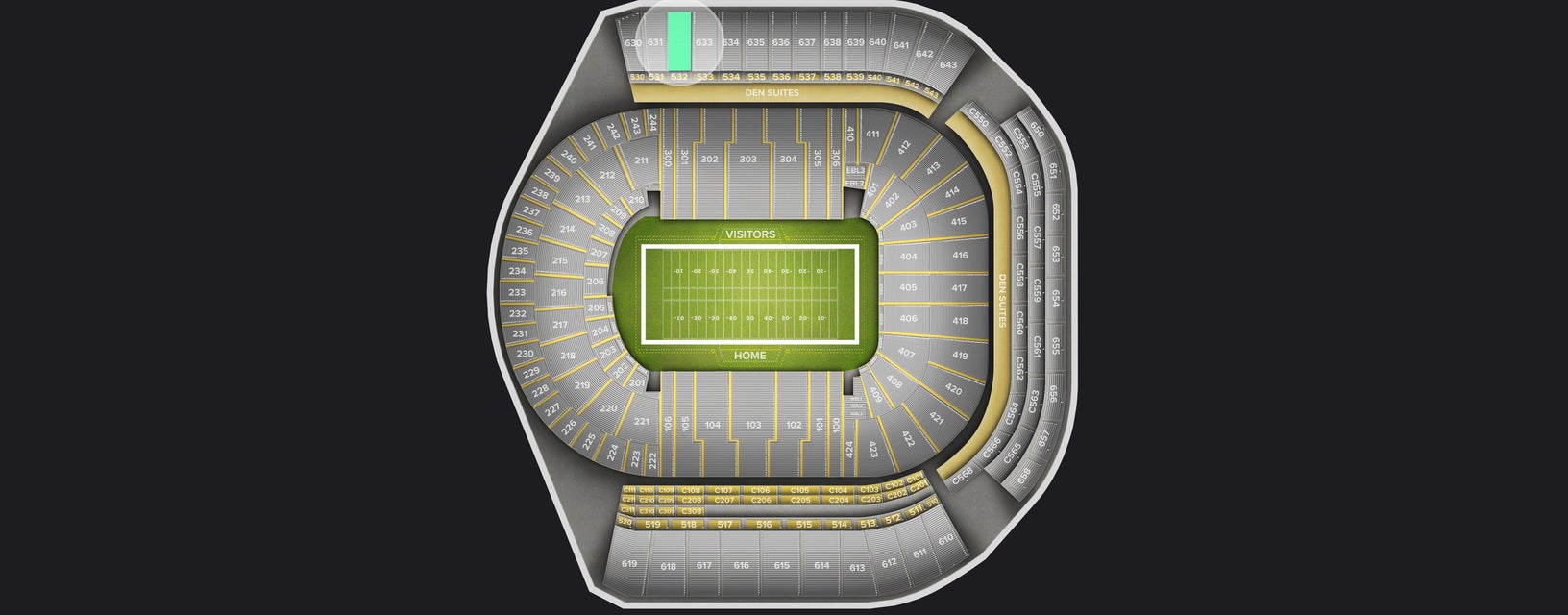 Seat view from East Upper