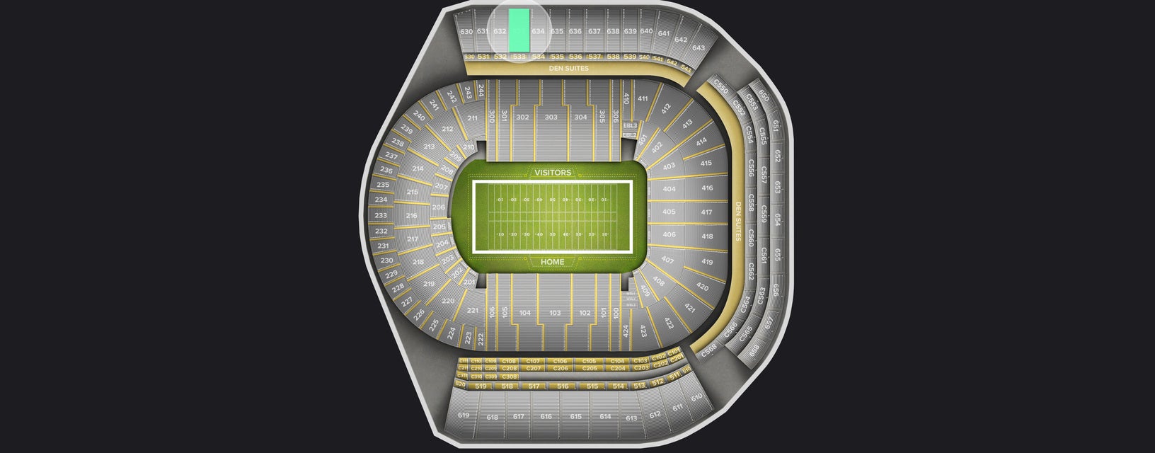 Seat view from East Upper