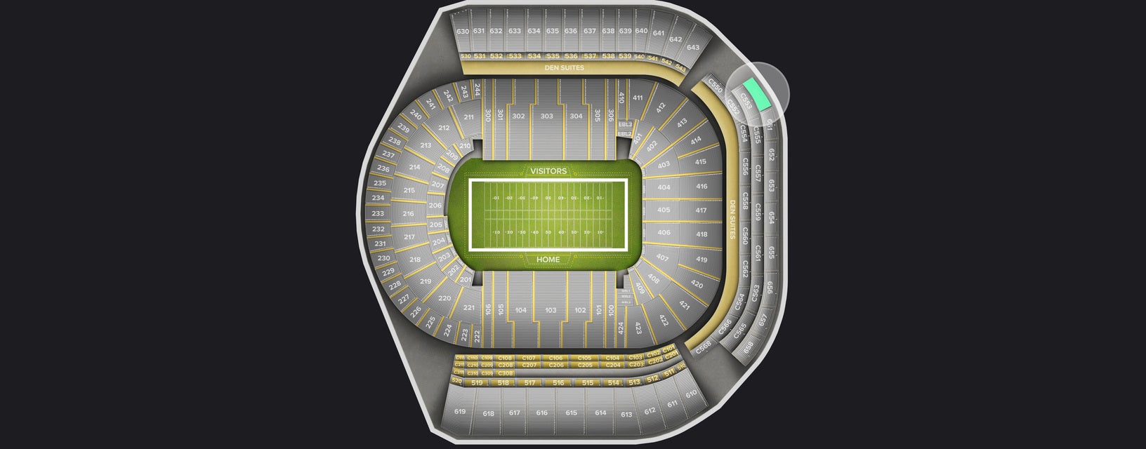 Seat view from South Upper