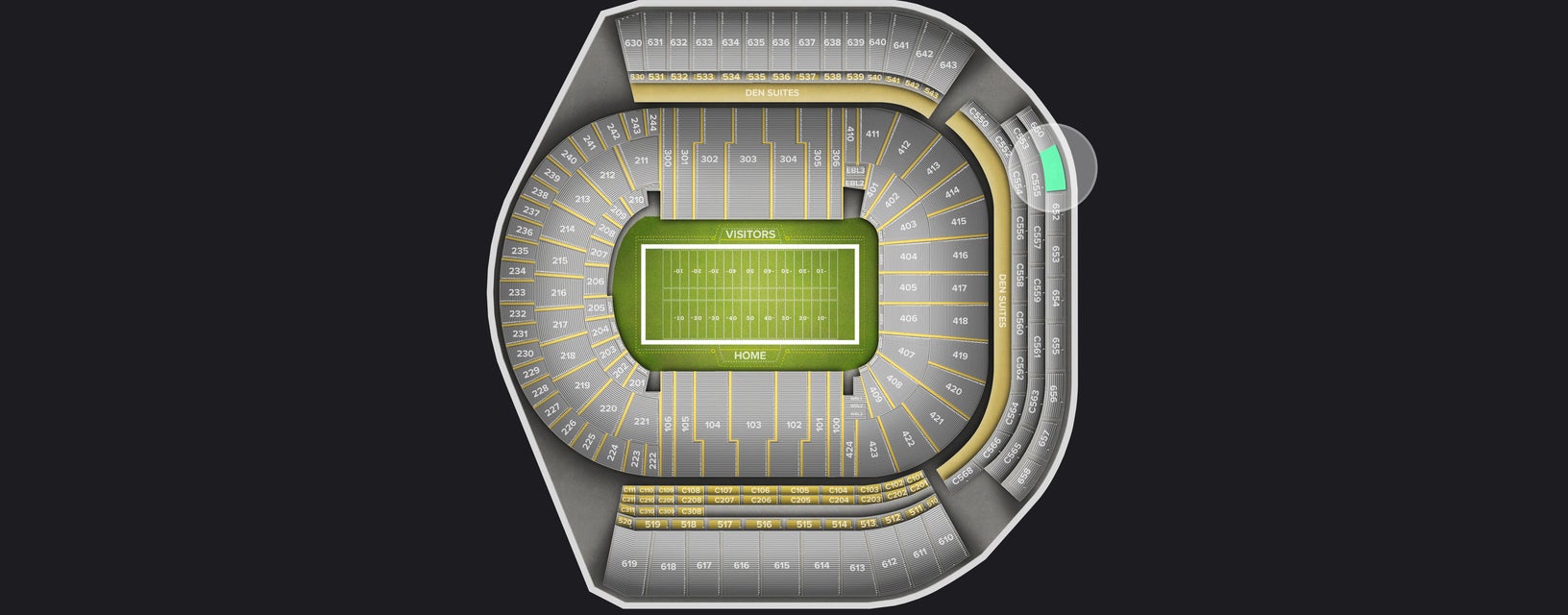 Seat view from South Upper